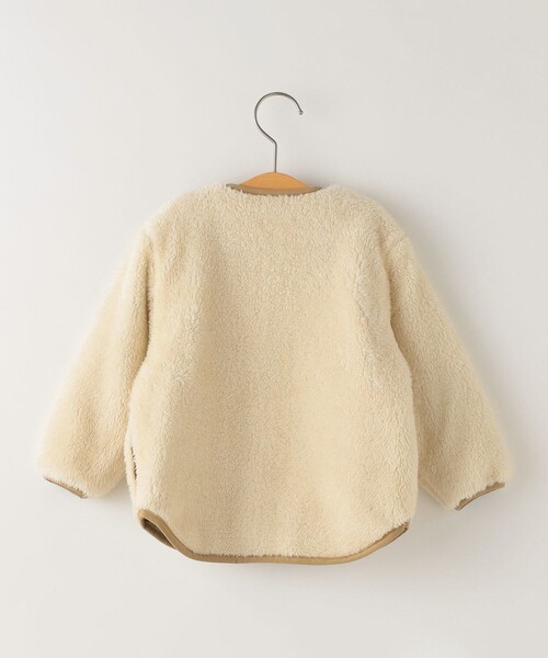 SHIPS（シップス）の「SHIPS KIDS:80～90cm / 〈洗濯機可能〉ボア×キルト リバーシブル ジャケット（その他アウター・キッズ・ベージュ/オリーブ・80/90）」の5枚目の写真