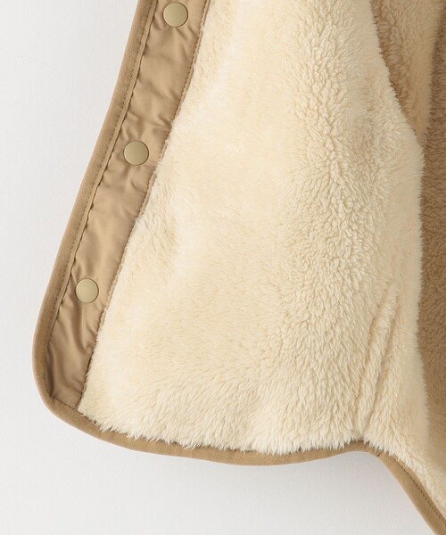 SHIPS（シップス）の「SHIPS KIDS:80～90cm / 〈洗濯機可能〉ボア×キルト リバーシブル ジャケット（その他アウター・キッズ・ベージュ/オリーブ・80/90）」の8枚目の写真