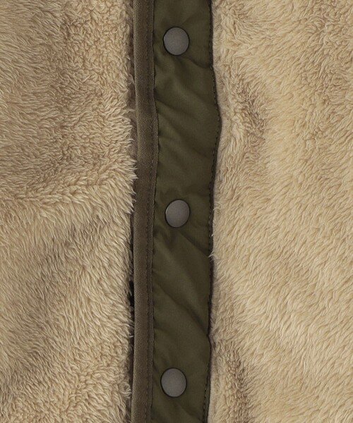 SHIPS（シップス）の「SHIPS KIDS:80～90cm / 〈洗濯機可能〉ボア×キルト リバーシブル ジャケット（その他アウター・キッズ・ベージュ/オリーブ・80/90）」の13枚目の写真