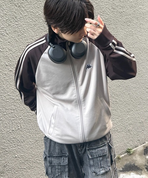 セール】【KAPPA】'WEB限定' 袖ラインジャージ / ベロア トラック セール】【KAPPA】'WEB限定' 袖ラインジャージ / ベロア トラック