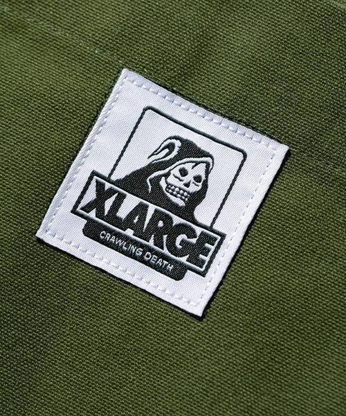 XLARGE(エクストララージ)の「XLARGE×CRAWLING DEATH 91 TOTE BAG(トートバッグ・メンズ・ブラック/オリーブ・ONE SIZE)」の7枚目の写真