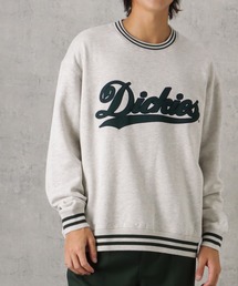 Dickies ディッキーズ 裏起毛リブラインロゴワッペントレーナー
