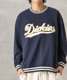Dickies ディッキーズ 裏起毛リブラインロゴワッペントレーナー