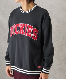 Dickies（ディッキーズ）の「Dickies ディッキーズ 裏起毛リブラインロゴワッペントレーナー（スウェット・メンズ）」