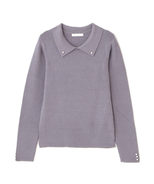 PROPORTION BODY DRESSING（プロポーションボディドレッシング）の「襟付きパールニット / 1212270029（ニット/セーター・レディース・ブラック/ベージュ/ブルー・SMALL/MEDIUM）」の18枚目の写真