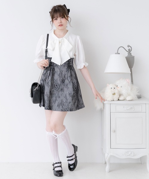 DearMyLoveRose（ディアマイラブローズ）の「レース重ねレースアップ