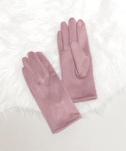 ikka（イッカ）の「シャムードグローブ（手袋・レディース・ブラック/グレー/ブラウン/ピンク・FREE）」の5枚目の写真