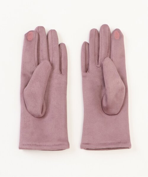 ikka（イッカ）の「シャムードグローブ（手袋・レディース・ブラック/グレー/ブラウン/ピンク・FREE）」の7枚目の写真