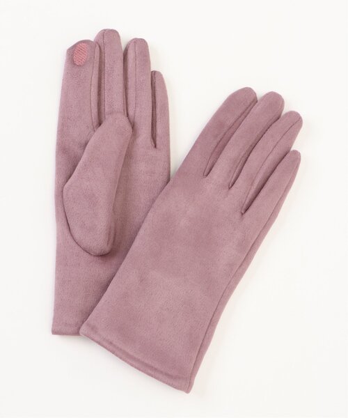ikka（イッカ）の「シャムードグローブ（手袋・レディース・ブラック/グレー/ブラウン/ピンク・FREE）」の8枚目の写真