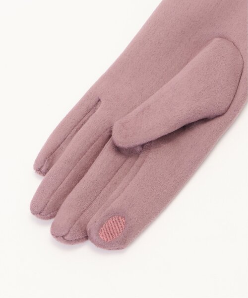 ikka（イッカ）の「シャムードグローブ（手袋・レディース・ブラック/グレー/ブラウン/ピンク・FREE）」の10枚目の写真