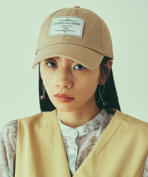 LAYMEE（レイミー）の「Leno Cap / レノキャップ（キャップ・レディース・ベージュ/ブラック・FREE）」の20枚目の写真