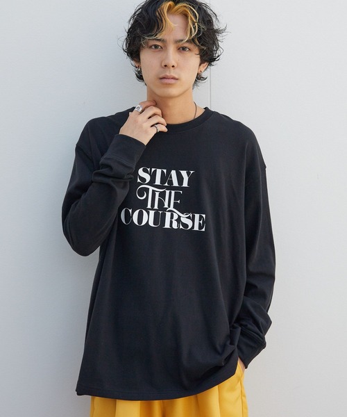 PBLIM（ページボーイリム）の「PAGEBOYLIM/ライトタッチロゴロンT（Tシャツ/カットソー・レディース・オフホワイト/ブラック・MEDIUM/LARGE）」の16枚目の写真