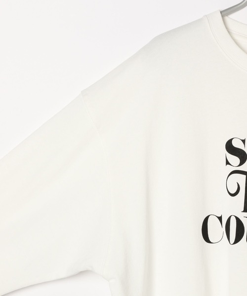 PBLIM（ページボーイリム）の「PAGEBOYLIM/ライトタッチロゴロンT（Tシャツ/カットソー・レディース・オフホワイト/ブラック・MEDIUM/LARGE）」の20枚目の写真