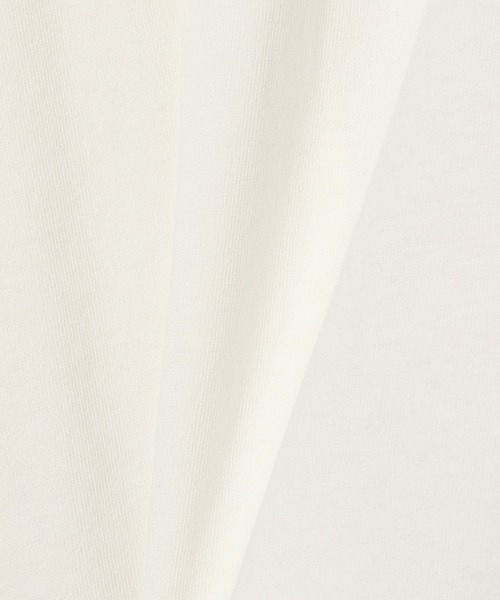 PBLIM（ページボーイリム）の「PAGEBOYLIM/ライトタッチロゴロンT（Tシャツ/カットソー・レディース・オフホワイト/ブラック・MEDIUM/LARGE）」の8枚目の写真