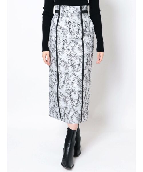 LAGUNAMOON（ラグナムーン）の「フラワージュイタイトスカート（スカート・レディース・ピンク/ブラック・SMALL/MEDIUM）」の15枚目の写真