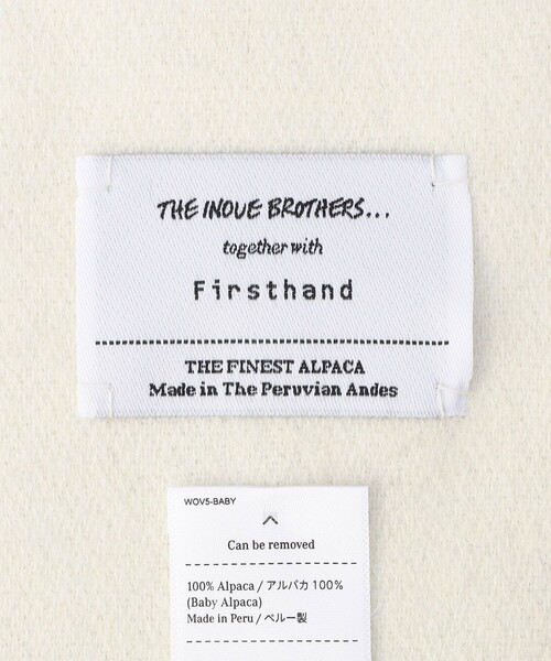 Firsthand（ファーストハンド）の「THE INOUE BROTHERS × Firsthand/ザイノウエブラザーズ SP Brushed Scarf（マフラー・メンズ・その他9・ONE SIZE）」の5枚目の写真