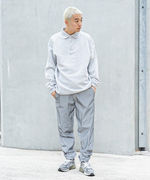 RUSSELL(ラッセル)の「【RUSSEL/ラッセル】ポロシャツスエット 襟付き トレーナー(スウェット・メンズ・ブラック/グレー・MEDIUM/LARGE/X-LARGE)」の7枚目の写真