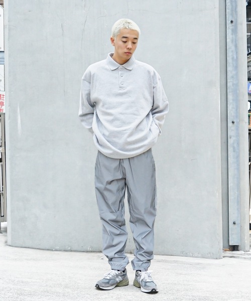 RUSSELL(ラッセル)の「【RUSSEL/ラッセル】ポロシャツスエット 襟付き トレーナー(スウェット・メンズ・ブラック/グレー・MEDIUM/LARGE/X-LARGE)」の6枚目の写真