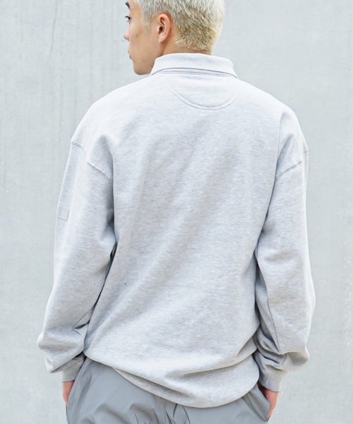 RUSSEL/ラッセル】ポロシャツスエット 襟付き トレーナー