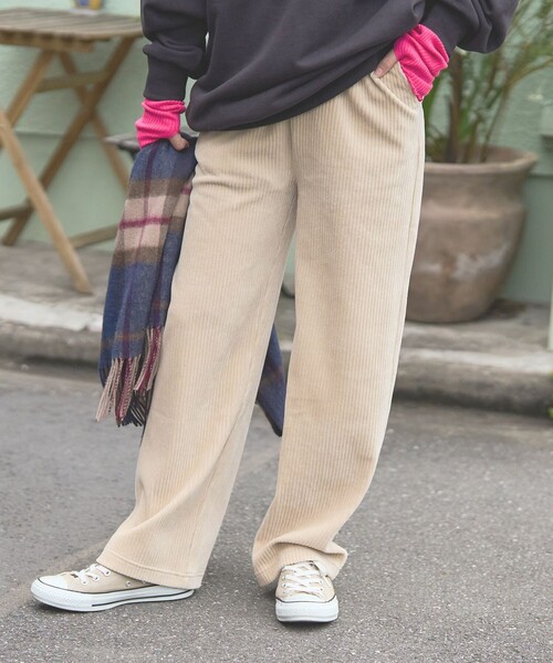 FREAK'S STORE（フリークスストア）の「カットコーデュロイパンツ（その他パンツ・レディース・グレー/オフホワイト/サックスブルー/ピンク・SMALL/MEDIUM）」の19枚目の写真