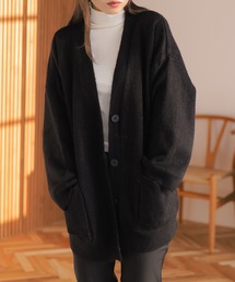 モヘアルーズニットカーディガン