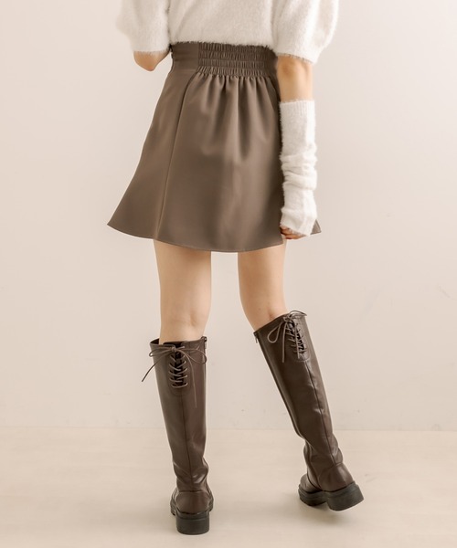 OLIVE des OLIVE（オリーブデオリーブ）の「マーメイドミニスカート（スカート・レディース・ブラック/ベージュ/ブラウン・FREE）」の18枚目の写真