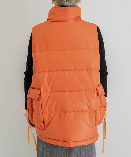 DAIWA PIER39（ダイワピア39）の「DAIWA PIER39　TE BACK PACKER DOWN VEST（ダウンベスト・レディース・イエロー/オレンジ/グリーン・FREE）」の18枚目の写真