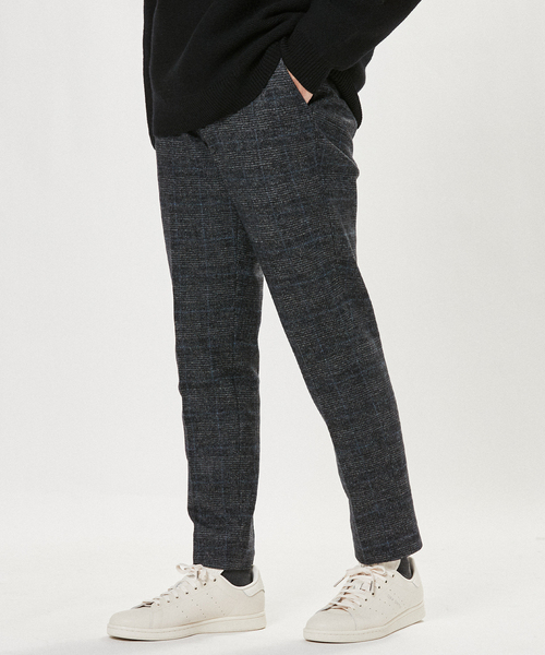 EDIFICE（エディフィス）の「コットン/ウール ジャージー イージーパンツ（その他パンツ・メンズ・ライトブルー/グレー系その他/ブラック×ブラック/ブルー/ブラックミックス/ブラウン/チョコ/エメラルドブルー・LARGE/MEDIUM/SMALL）」の20枚目の写真