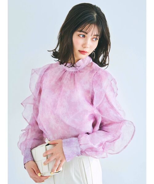 dazzlin（ダズリン）の「ミストパステルブラウス（シャツ/ブラウス・レディース・ピンク/グレー/パープル・FREE）」の13枚目の写真