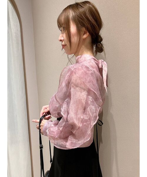 dazzlin（ダズリン）の「ミストパステルブラウス（シャツ/ブラウス・レディース・ピンク/グレー/パープル・FREE）」の12枚目の写真