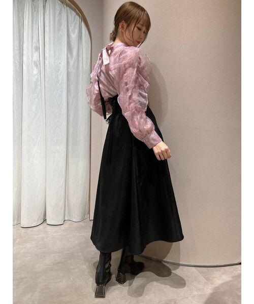 dazzlin（ダズリン）の「ミストパステルブラウス（シャツ/ブラウス・レディース・ピンク/グレー/パープル・FREE）」の5枚目の写真