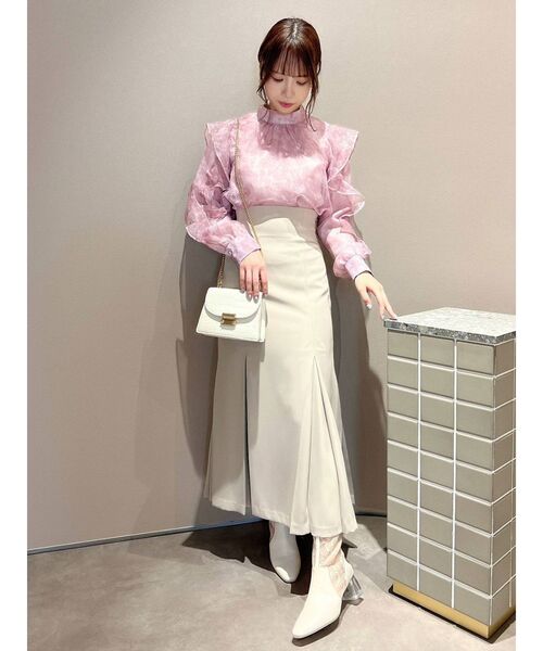 dazzlin（ダズリン）の「ミストパステルブラウス（シャツ/ブラウス・レディース・ピンク/グレー/パープル・FREE）」の17枚目の写真