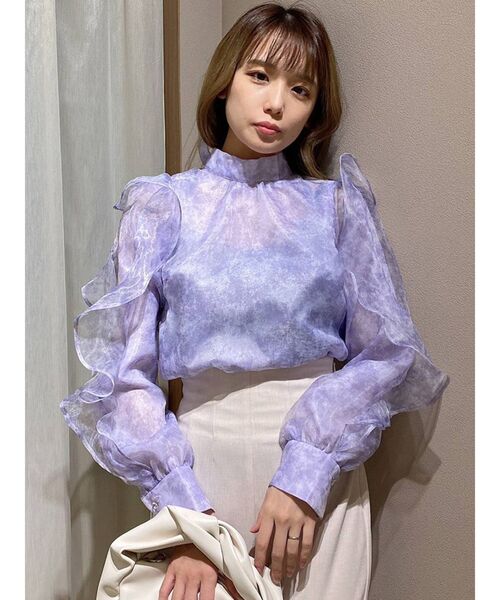 dazzlin（ダズリン）の「ミストパステルブラウス（シャツ/ブラウス・レディース・ピンク/グレー/パープル・FREE）」の22枚目の写真