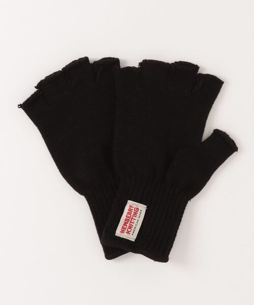NEWBERRY KNITTING(ニューベリーニッティング)の「NEWBERRY KNITTING/ニューベリーニッティング ACRYLIC FINGERLESS GLOVE アクリルフィンガーレスグローブ 手袋(手袋・メンズ・チャコール/イエロー/オレンジ/ブラック・F)」の1枚目の写真