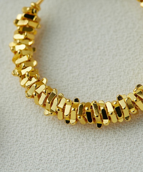 PAPILLONNER（パピヨネ）の「シャイニーフープピアス/WEB限定（ピアス（両耳用）・レディース・ゴールド/シルバー・FREE）」の11枚目の写真