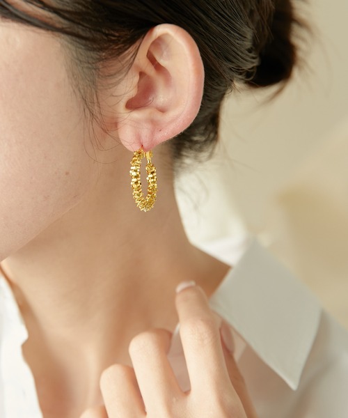 シャイニーフープピアス/WEB限定（ピアス（両耳用
