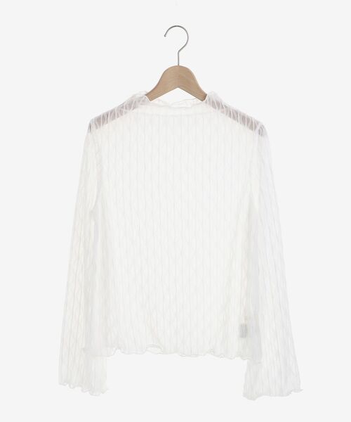 MAJESTIC LEGON（マジェスティックレゴン）の「wavyレーストップス（その他トップス・レディース・ベージュ/ブラウン/アイボリー・MEDIUM）」の10枚目の写真