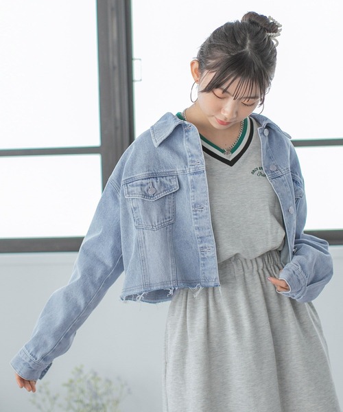 repipi armario(レピピ アルマリオ)の「タンタケGジャン(デニムジャケット・キッズ・ブラック系その他/ブルー系その他・SMALL/MEDIUM/LARGE)」の2枚目の写真