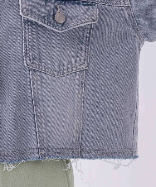 repipi armario(レピピ アルマリオ)の「タンタケGジャン(デニムジャケット・キッズ・ブラック系その他/ブルー系その他・SMALL/MEDIUM/LARGE)」の12枚目の写真