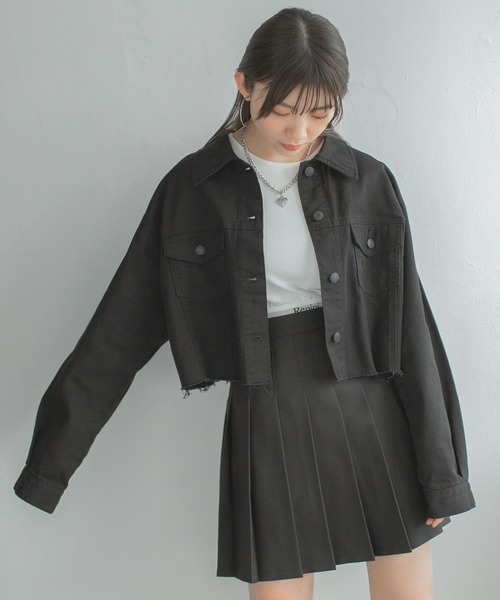 repipi armario(レピピ アルマリオ)の「タンタケGジャン(デニムジャケット・キッズ・ブラック系その他/ブルー系その他・SMALL/MEDIUM/LARGE)」の19枚目の写真