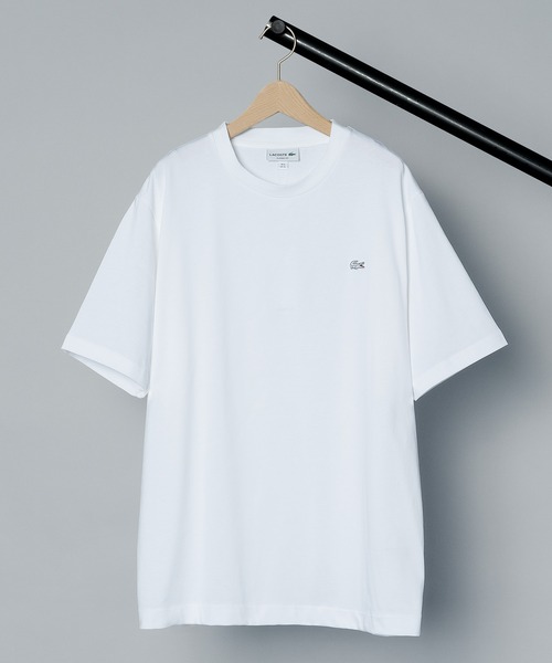 LACOSTE(ラコステ)の「【 LACOSTE / ラコステ 】 CREWNECK TEE SHIRTS / アウトラインクロッククルーネックTシャツ(Tシャツ/カットソー・メンズ・ブラック/ネイビー/ホワイト・5/6/4)」の3枚目の写真