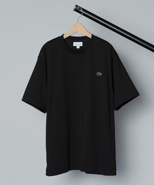 LACOSTE(ラコステ)の「【 LACOSTE / ラコステ 】 CREWNECK TEE SHIRTS / アウトラインクロッククルーネックTシャツ(Tシャツ/カットソー・メンズ・ブラック/ネイビー/ホワイト・5/6/4)」の1枚目の写真