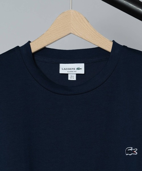 LACOSTE(ラコステ)の「【 LACOSTE / ラコステ 】 CREWNECK TEE SHIRTS / アウトラインクロッククルーネックTシャツ(Tシャツ/カットソー・メンズ・ブラック/ネイビー/ホワイト・5/6/4)」の6枚目の写真