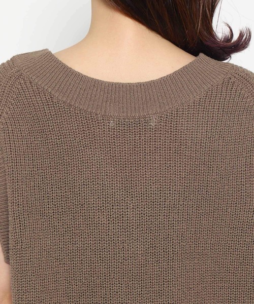 ブラミンク ウールカシミヤニットベスト Vネック シルク混 アルパカ混 ブラミンク ウールカシミヤニットベスト Vネック シルク混
