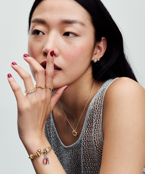 PANDORA(パンドラ)の「スパークリング ウェーブ ゴールド リング(リング・レディース・イエローゴールド・52/54/50/56)」の12枚目の写真