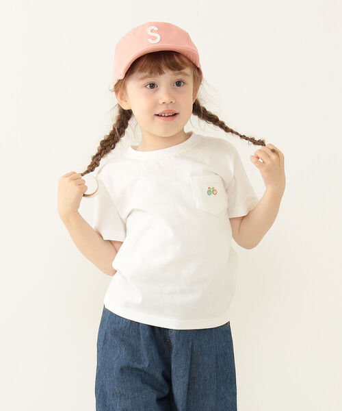 BEAMS mini（ビームスミニ）の「BEAMS mini / Bicycle ワッペン Tシャツ 23SS（90～150cm）（Tシャツ/カットソー・キッズ・オフホワイト/ブラック×ホワイト/グレー×ホワイト・90/100/110/120/130/140/150）」の15枚目の写真