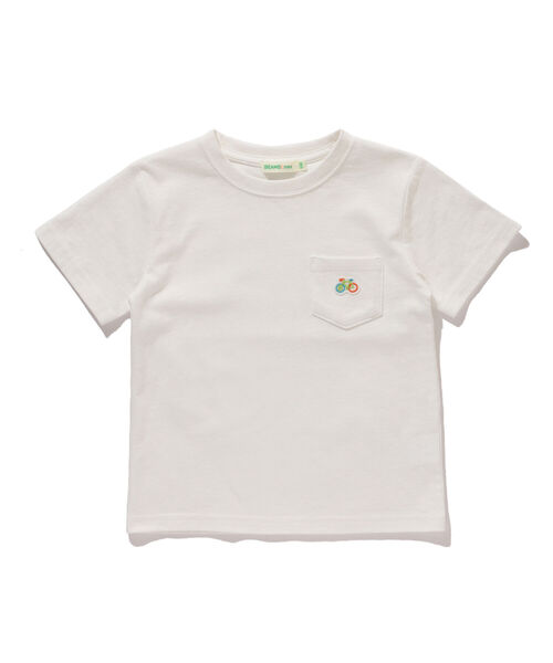 BEAMS mini（ビームスミニ）の「BEAMS mini / Bicycle ワッペン Tシャツ 23SS（90～150cm）（Tシャツ/カットソー・キッズ・オフホワイト/ブラック×ホワイト/グレー×ホワイト・90/100/110/120/130/140/150）」の9枚目の写真