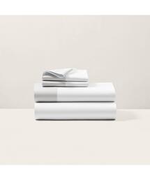 POLO RALPH LAUREN HOME（ポロ ラルフ ローレン ホーム）の「オーガニック コットン サティーン ボーダー フラットシーツ ダブルサイズ（寝具）」