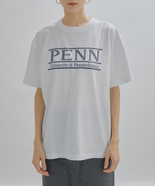 SALON adam et rope'（サロン アダム エ ロペ）の「[ご好評につき追加！]【WEB限定】【GOOD ROCK SPEED】Collage Logo T（Tシャツ/カットソー・レディース・イエロー/ネイビー/ホワイト・FREE）」の9枚目の写真