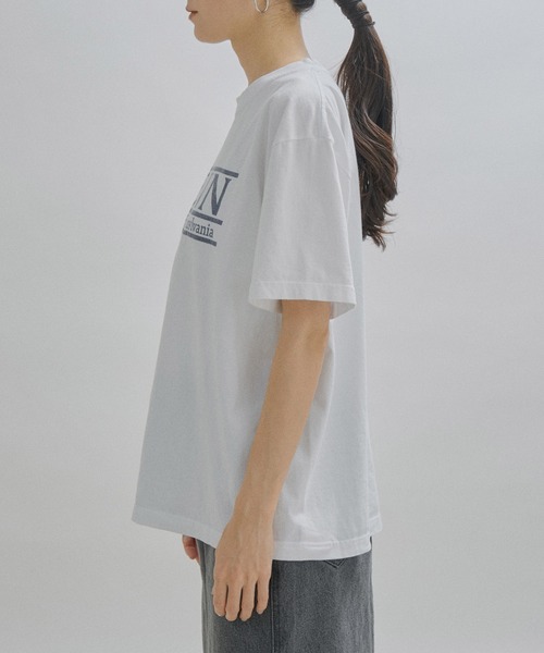 SALON adam et rope'（サロン アダム エ ロペ）の「[ご好評につき追加！]【WEB限定】【GOOD ROCK SPEED】Collage Logo T（Tシャツ/カットソー・レディース・イエロー/ネイビー/ホワイト・FREE）」の10枚目の写真